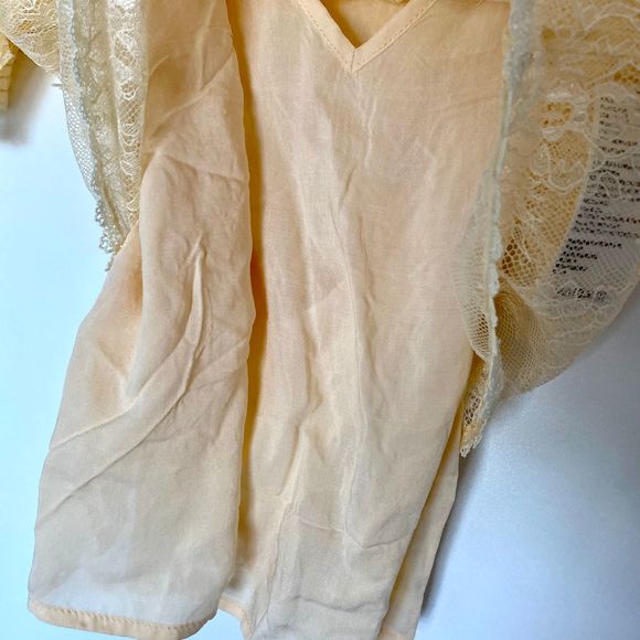 Free People Secret Admirer Blouse In Eggnog - Picture 10 of 16